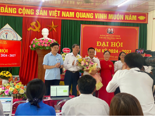 ĐẠI HỘI CHỊ BỘ TRƯỜNG THCS KỲ NINH NHIỆM KỲ 2024-2027