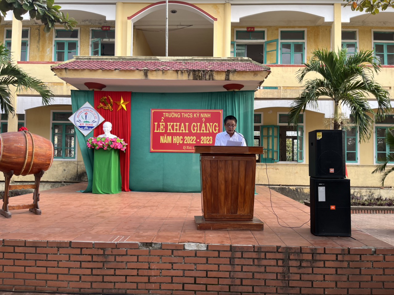 TRƯỜNG THCS KỲ NINH KHAI GIẢNG NĂM HỌC MỚI 2022 - 2023